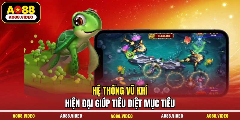 Hệ thống vũ khí hiện đại giúp tiêu diệt mục tiêu